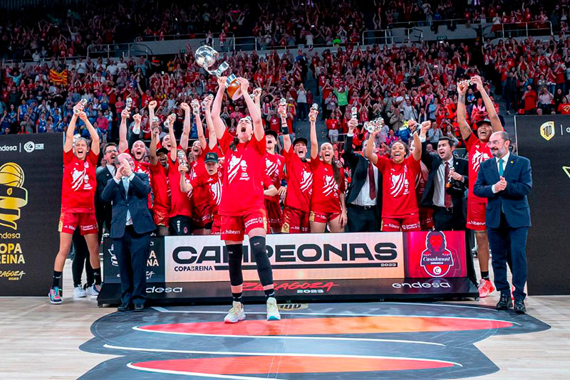 Casademont Zaragoza se corona en la Copa de la Reina de Baloncesto
